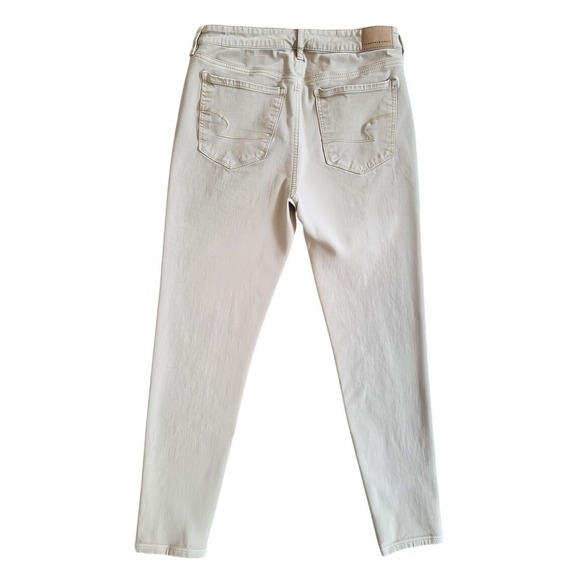 American Eagle 360 NE(X)TLevel Stretch Jeans - Size 6 Beige - NWOT - Picture 4 of 5